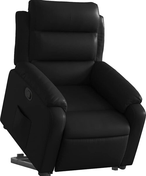VidaXL Zvedací polohovací křeslo umělá kůže [3205042] Barva: Šedá