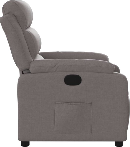 VidaXL Polohovací křeslo textil [373471] Barva: Tmavě zelená