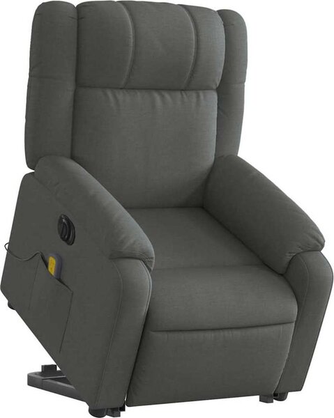 VidaXL Elektrické zvedací masážní polohovací křeslo textil [3205239] Barva: taupe