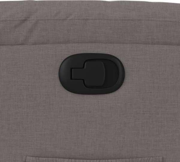 VidaXL Polohovací křeslo textil [373471] Barva: Tmavě zelená