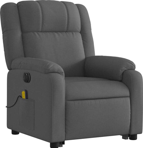 VidaXL Elektrické zvedací masážní polohovací křeslo textil [3205239] Barva: taupe