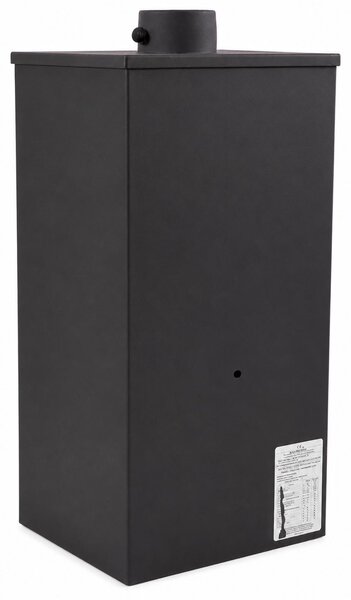 KUPRO F Steel Top krbová kamna s troubou a ocelovou varnou plotnou, 7,9 kW, A+, Äerná
