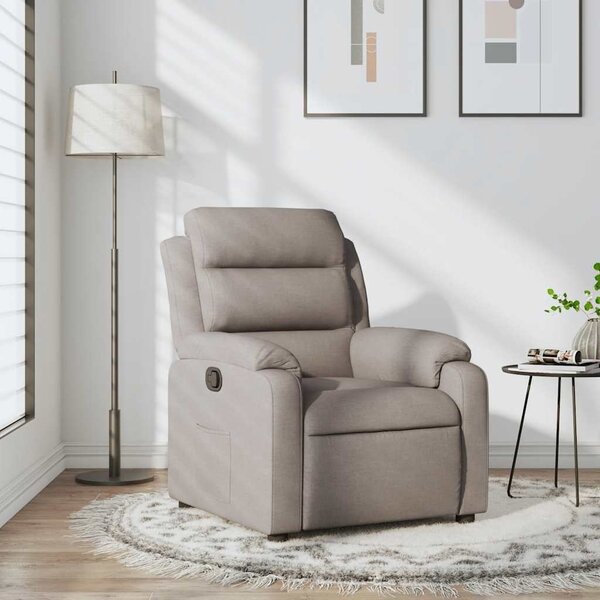 VidaXL Polohovací křeslo textil [373471] Barva: Tmavě zelená