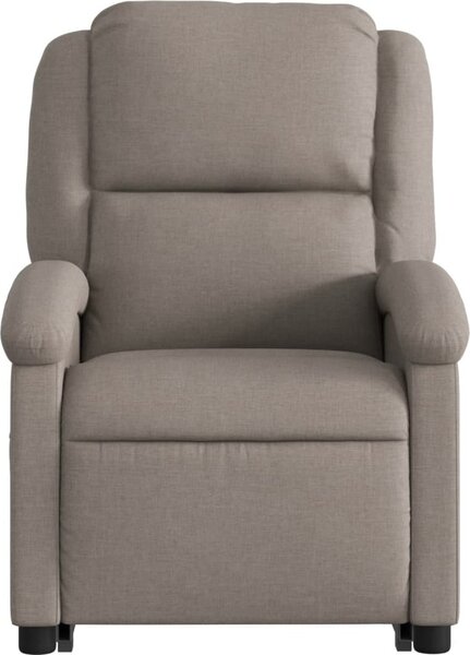 VidaXL Elektrické zvedací masážní polohovací křeslo textil [3204208] Barva: tmavě hnědá