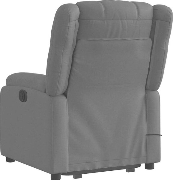 VidaXL Elektrické zvedací masážní polohovací křeslo textil [3205239] Barva: taupe