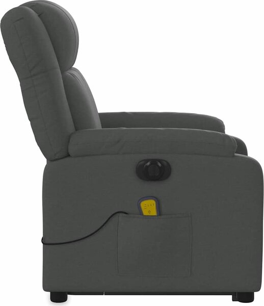 VidaXL Elektrické zvedací masážní polohovací křeslo textil [3205239] Barva: taupe