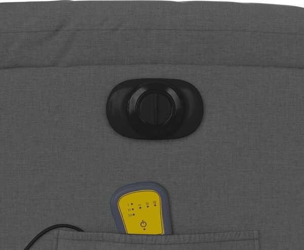 VidaXL Elektrické zvedací masážní polohovací křeslo textil [3205239] Barva: taupe