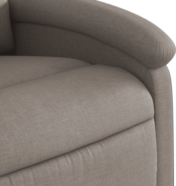 VidaXL Elektrické zvedací masážní polohovací křeslo textil [3204208] Barva: tmavě hnědá