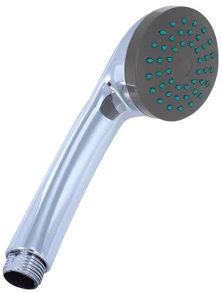 Ibenzoa® Jednofunkční sprchová hlavice s chromovaným povrchem – snadno ovladatelná, univerzálně kompatibilní s hadicemi, rozměry: 18,5 cm, průměr hlavice: 6,5 cm, materiál: polypropylen