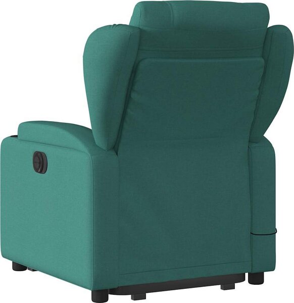 VidaXL Elektrické zvedací masážní polohovací křeslo textil [3204524] Barva: Hnědá