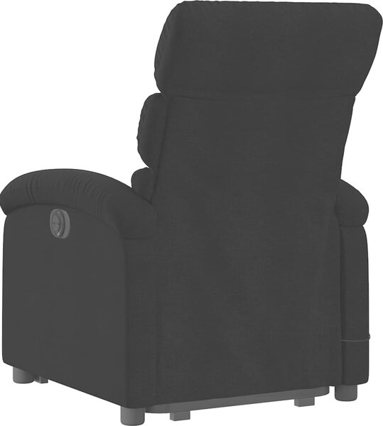 VidaXL Elektrické zvedací masážní polohovací křeslo textil [3204014] Barva: vínová červená