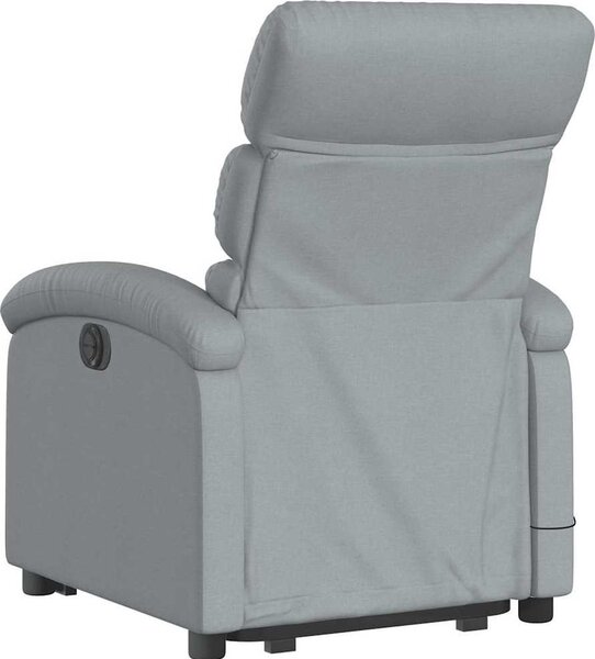 VidaXL Elektrické zvedací masážní polohovací křeslo textil [3204014] Barva: vínová červená