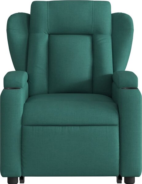 VidaXL Elektrické zvedací masážní polohovací křeslo textil [3204524] Barva: Hnědá