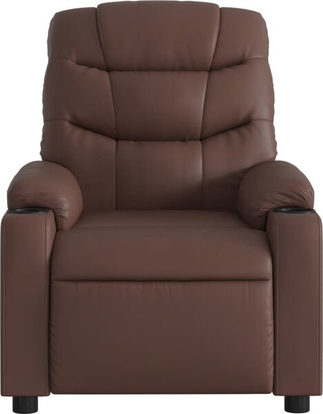 VidaXL Polohovací křeslo umělá kůže [374135] Barva: cappuccino