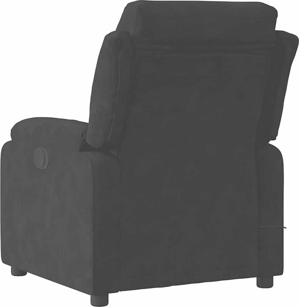 VidaXL Masážní polohovací křeslo samet [373517] Barva: Žlutá