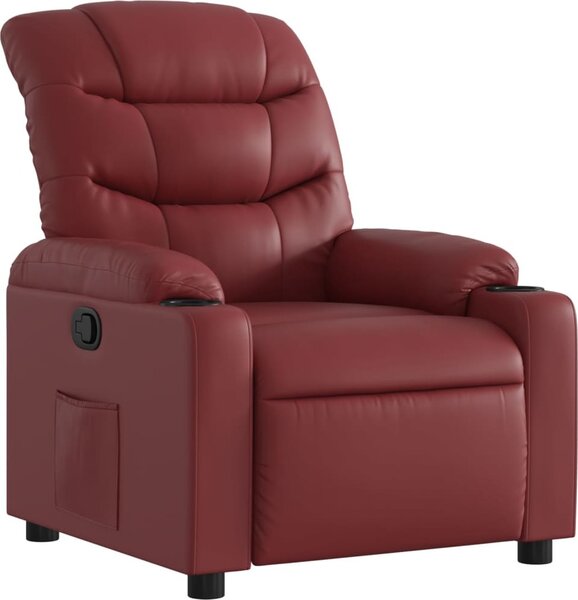 VidaXL Polohovací křeslo umělá kůže [374135] Barva: cappuccino