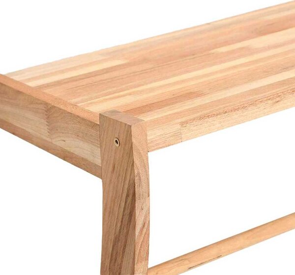 VidaXL Police na ručníky 60 x 25,5 x 49 cm masivní ořechové dřevo [350374]