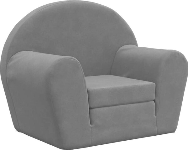 VidaXL Dětské rozkládací pohovka měkký plyš [356997] Barva: krémová
