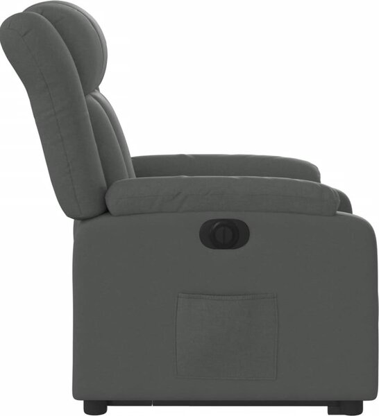 VidaXL Elektrické zvedací polohovací křeslo textil [3205341] Barva: Tmavě zelená