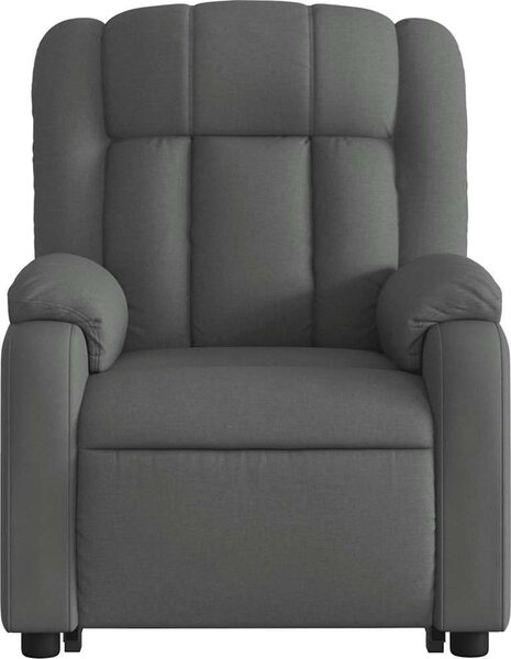 VidaXL Elektrické zvedací polohovací křeslo textil [3205341] Barva: Tmavě zelená