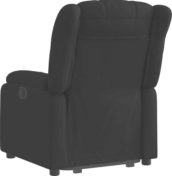 VidaXL Elektrické zvedací polohovací křeslo textil [3205341] Barva: Tmavě zelená