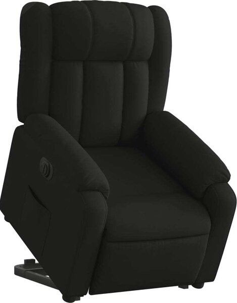 VidaXL Elektrické zvedací polohovací křeslo textil [3205341] Barva: Tmavě zelená