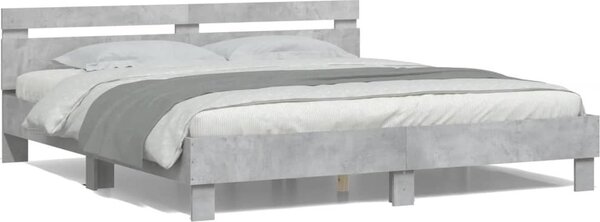 VidaXL Rám postele s čelo 180 x 200 cm Kompozitní dřevo [3207528] Barva: Bílá