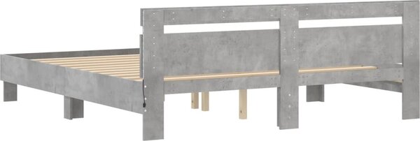 VidaXL Rám postele s čelo 180 x 200 cm Kompozitní dřevo [3207528] Barva: Bílá
