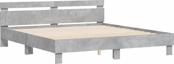 VidaXL Rám postele s čelo 180 x 200 cm Kompozitní dřevo [3207528] Barva: Bílá