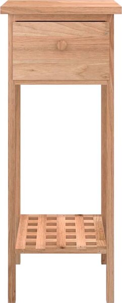 VidaXL Odkládací stolek se zásuvkou 25 x 25 x 60 cm masivní ořech [350343]