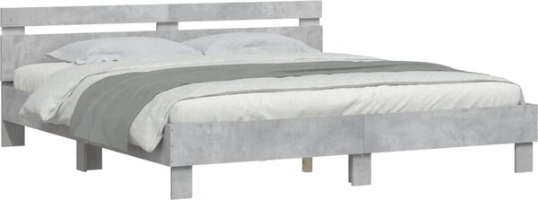 VidaXL Rám postele s čelo 180 x 200 cm Kompozitní dřevo [3207528] Barva: Bílá