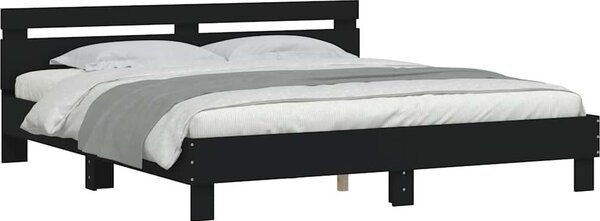 VidaXL Rám postele s čelo 180 x 200 cm Kompozitní dřevo [3207528] Barva: Bílá
