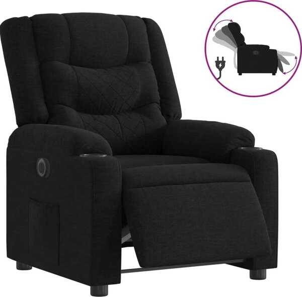VidaXL Elektrické polohovací křeslo textil [3206569] Barva: Tmavě zelená