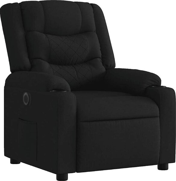 VidaXL Elektrické polohovací křeslo textil [3206569] Barva: Tmavě zelená