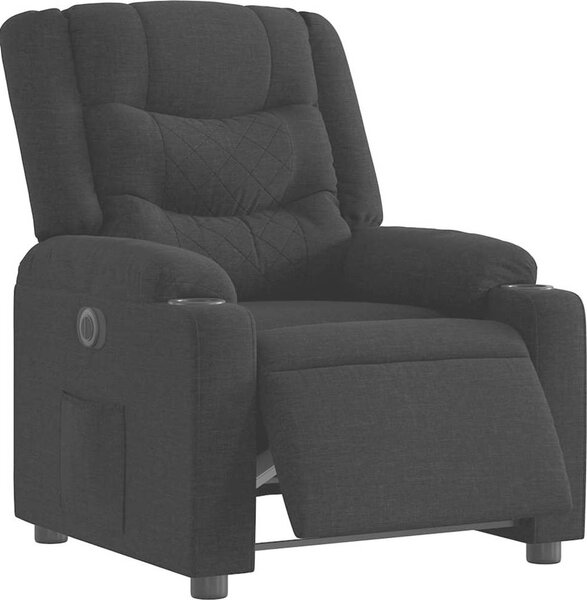 VidaXL Elektrické polohovací křeslo textil [3206569] Barva: Tmavě zelená