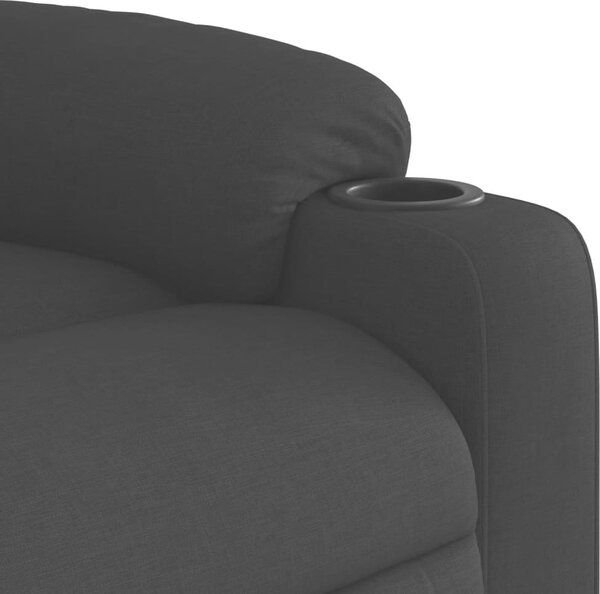 VidaXL Elektrické polohovací křeslo textil [3206569] Barva: Tmavě zelená