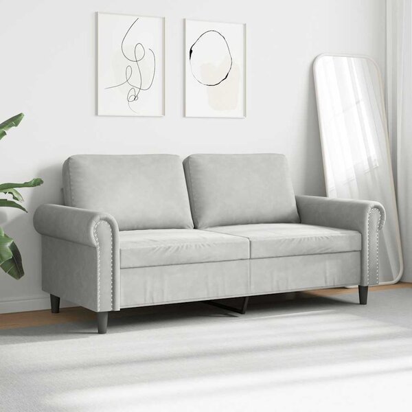 VidaXL 2místná pohovka 140 cm samet [359530] Barva: Žlutá