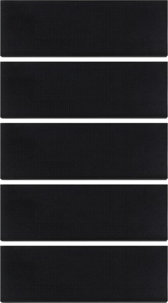 VidaXL Nášlapy na schody 5 ks 25 x 75 cm guma [155640]