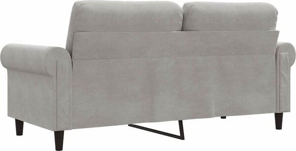 VidaXL 2místná pohovka 140 cm samet [359530] Barva: Žlutá
