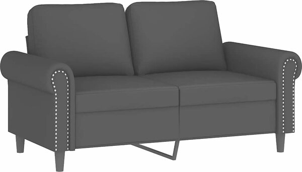 VidaXL 2místná pohovka s polštáři 120 cm samet [3200936] Barva: Růžová