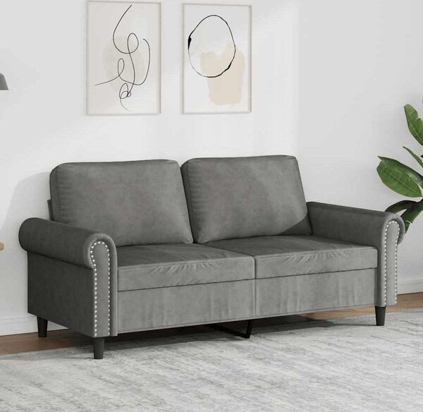 VidaXL 2místná pohovka 140 cm samet [359530] Barva: Žlutá