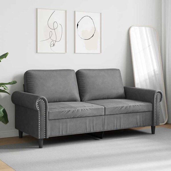 VidaXL 2místná pohovka 140 cm samet [359530] Barva: Žlutá