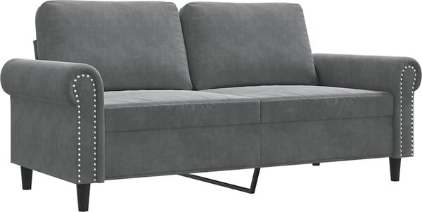 VidaXL 2místná pohovka 140 cm samet [359530] Barva: Žlutá