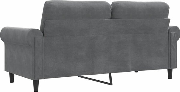 VidaXL 2místná pohovka 140 cm samet [359530] Barva: Žlutá