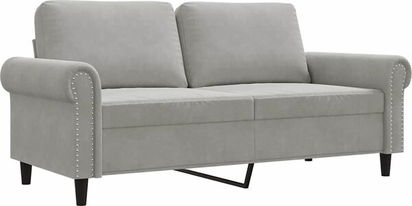 VidaXL 2místná pohovka 140 cm samet [359530] Barva: Žlutá