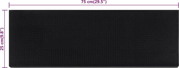VidaXL Nášlapy na schody 5 ks 25 x 75 cm guma [155640]