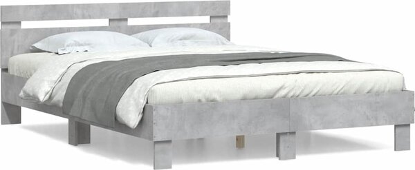 VidaXL Rám postele 140 x 200 cm Kompozitní dřevo [3207421] Barva: Bílá