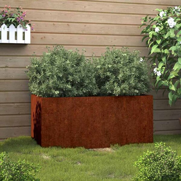 VidaXL Truhlík 62 x 40 x 39 cm ocel [841598] Barva: Olivově zelená