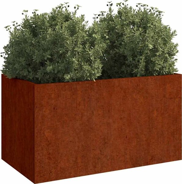 VidaXL Truhlík 62 x 40 x 39 cm ocel [841598] Barva: Olivově zelená