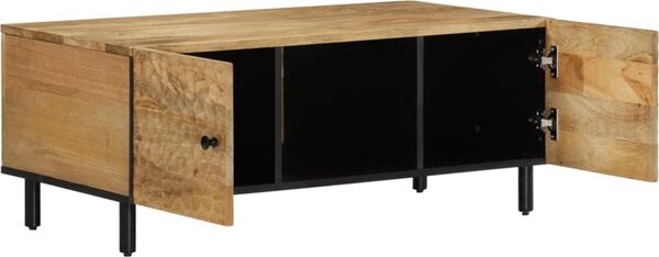 VidaXL Konferenční stolek 100 x 54 x 40 cm masivní mangovník [356903] Barva: Černá